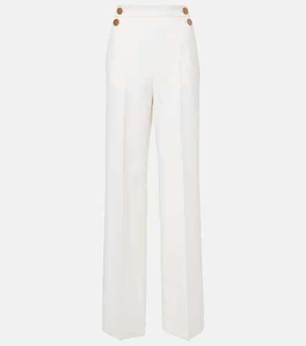 Polonia wool-blend canvas wide-leg pants - Max Mara - Modalova