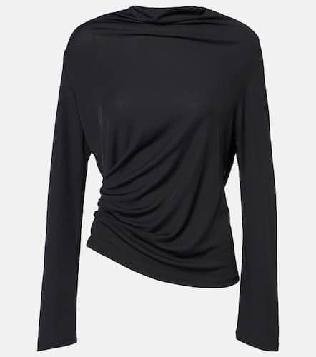 CroisiÃ¨re draped open-back crÃªpe jersey top - Jacquemus - Modalova