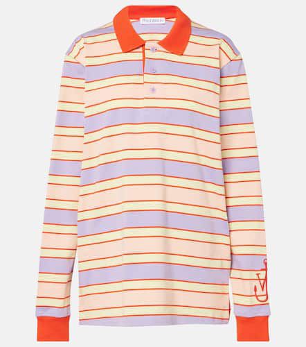 Striped cotton polo shirt - JW Anderson - Modalova