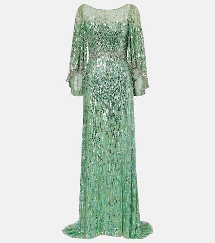 Abito lungo Ines con paillettes - Jenny Packham - Modalova