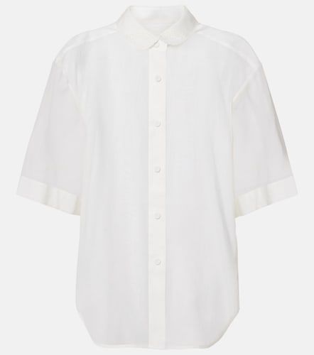 Róhe Top de muselina de algodón bordado - Rohe - Modalova