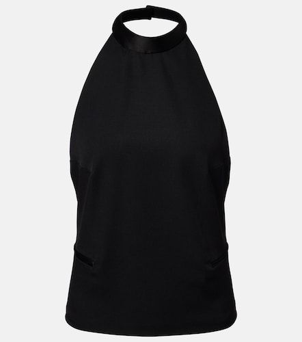 McQueen Top de satén - McQueen - Modalova