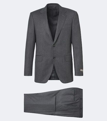 Canali Chalk stripe wool suit - Canali - Modalova