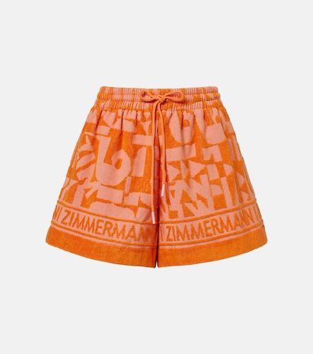 Shorts Solstice de rizo de algodón - Zimmermann - Modalova