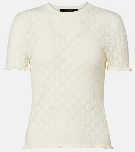 Gucci Pullover GG aus Devoré - Gucci - Modalova