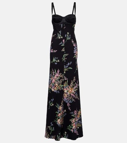Abito lungo in charmeuse di misto seta - Dolce&Gabbana - Modalova