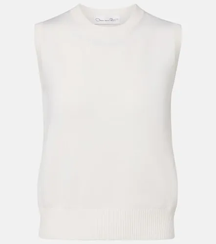 Virgin wool sweater vest - Oscar de la Renta - Modalova