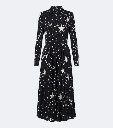Belted printed silk-blend shirt dress - Dolce&Gabbana - Modalova