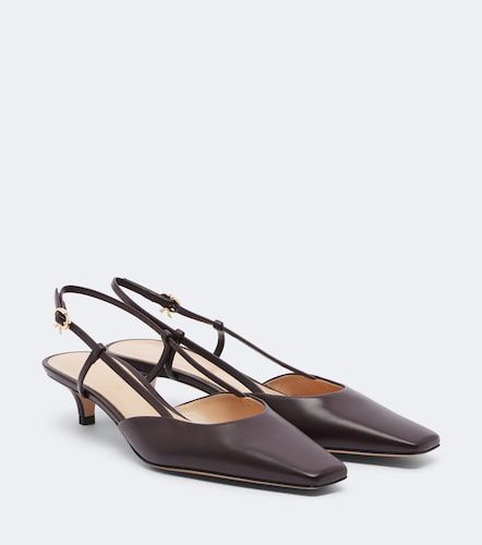 Slingback-Pumps aus Leder - Gianvito Rossi - Modalova