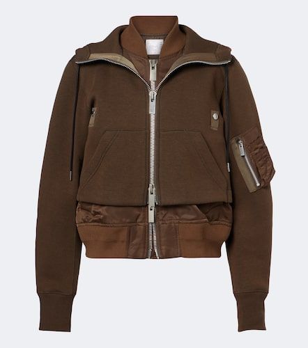 Hoodie aus einem Baumwollgemisch - Sacai - Modalova