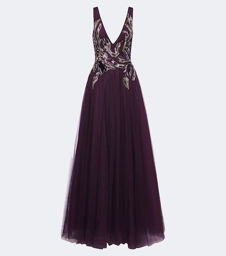 Vianna embellished tulle gown - Costarellos - Modalova