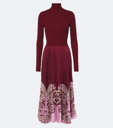 Moondance pleated turtleneck midi dress - La DoubleJ - Modalova