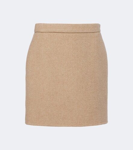 Minigonna in pelo di cammello e mohair - Max Mara - Modalova