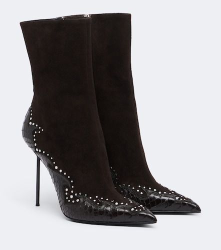Lidia Queen of Hearts leather ankle boots - Paris Texas - Modalova