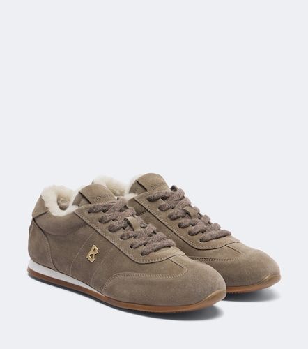 Valencia shearling-lined suede sneakers - Bogner - Modalova