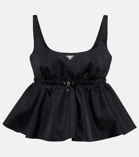 Prada Logo peplum top - Prada - Modalova