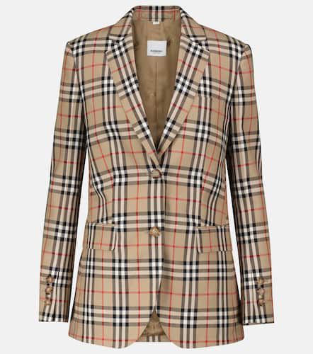 Blazer Check aus Wolle - Burberry - Modalova