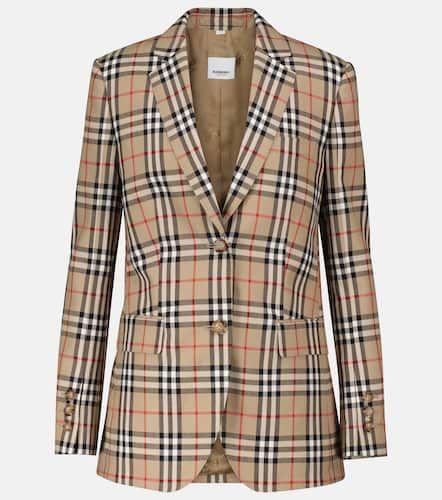 Burberry Vintage Check wool blazer - Burberry - Modalova