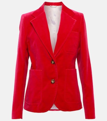 Blazer de terciopelo - Victoria Beckham - Modalova