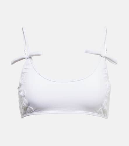 Floral lace bikini top - Giambattista Valli - Modalova