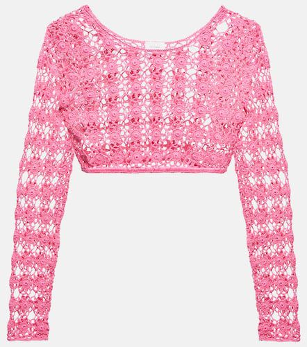 Bella crochet cotton crop top - Anna Kosturova - Modalova