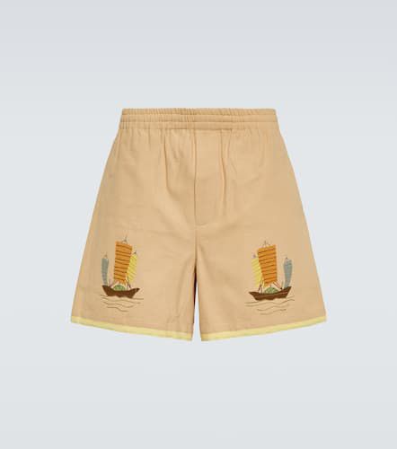 Bode Embroidered cotton shorts - Bode - Modalova