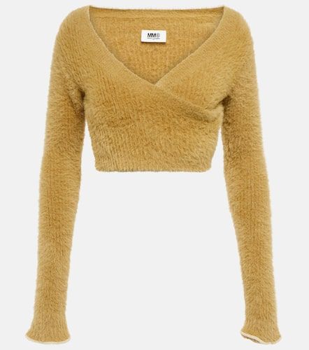 MM6 Maison Margiela Knit crop top - MM6 Maison Margiela - Modalova