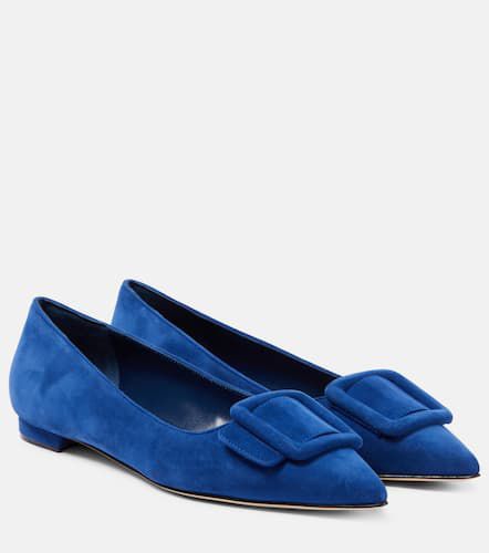 Gala suede ballet flats - Manolo Blahnik - Modalova