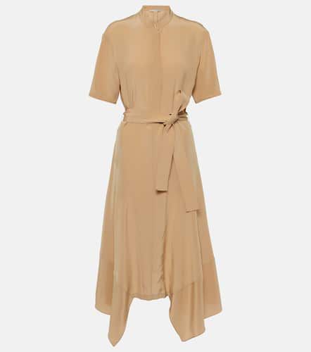 Silk crêpe de chine shirt dress - Stella McCartney - Modalova