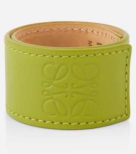 Paula's Ibiza Small Anagram leather bracelet - Loewe - Modalova