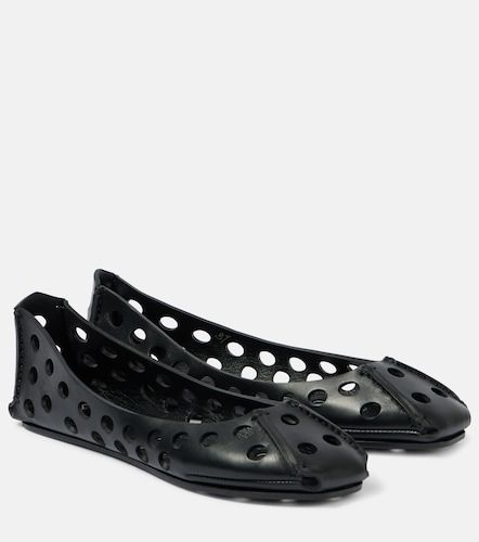 Alaia Perfo leather ballet flats - Alaia - Modalova