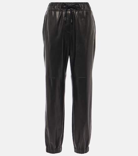 Leather straight pants - Brunello Cucinelli - Modalova