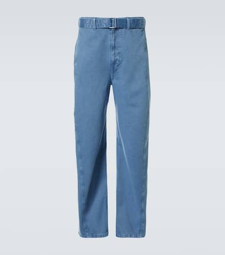 Twisted belted barrel-leg jeans - Lemaire - Modalova