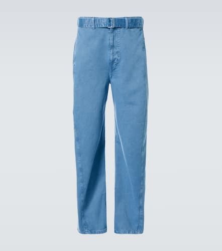 Twisted belted barrel-leg jeans - Lemaire - Modalova