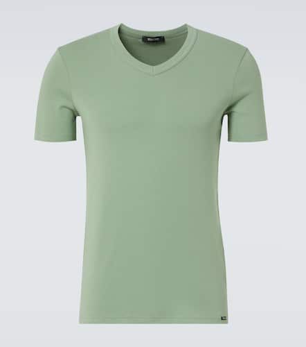 Tom Ford Cotton-blend T-shirt - Tom Ford - Modalova