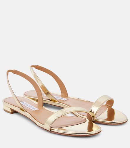 Aquazzura Metallic leather sandals - Aquazzura - Modalova