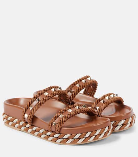 Rockstud leather espadrille sandals - Valentino Garavani - Modalova