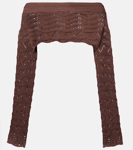 Crop top Helena en mezcla de algodón - Bananhot - Modalova