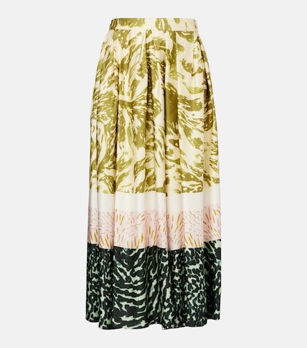 Falda midi estampada - Dries Van Noten - Modalova