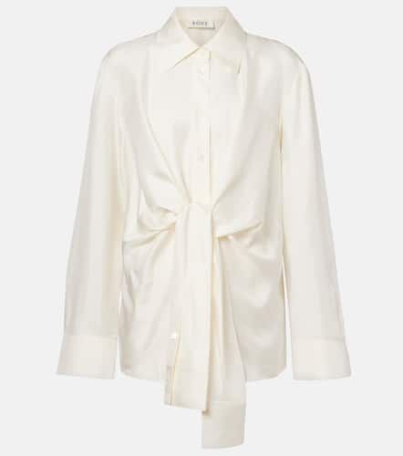 Rhe Draped silk satin shirt - Rohe - Modalova