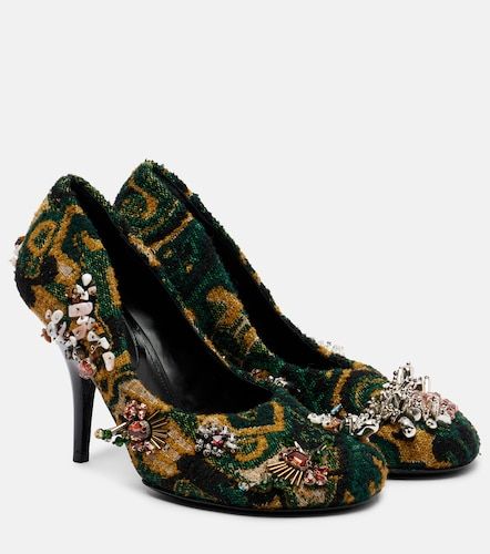 Embellished jacquard pumps - Dries Van Noten - Modalova