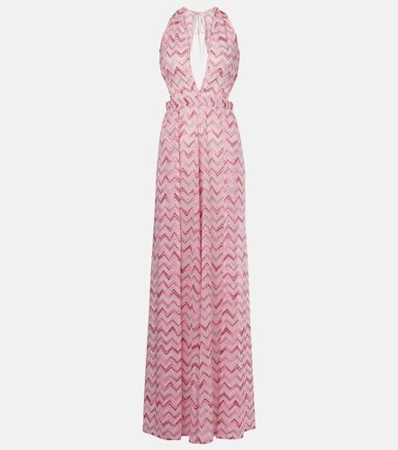 Missoni Zigzag halterneck jumpsuit - Missoni - Modalova