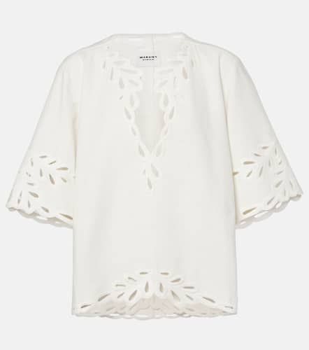 Shana broderie anglaise cotton blouse - Marant Etoile - Modalova