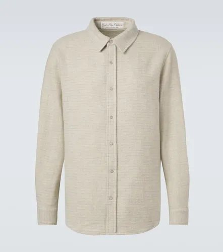 Checked cashmere shirt with quartz - God's True Cashmere - Modalova