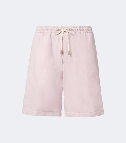 Canali Shorts in lino e seta - Canali - Modalova