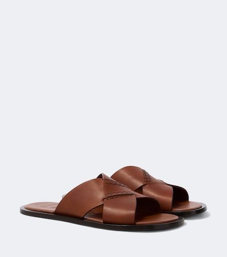 Paula's Ibiza Flex leather sandals - Loewe - Modalova