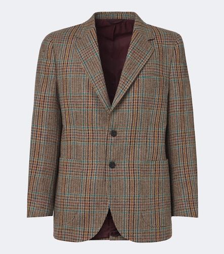 Checked virgin wool blazer - Rubinacci - Modalova