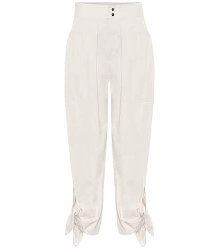 Gaviao high-rise cotton pants - Isabel Marant - Modalova