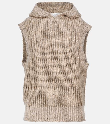 Sequined cashmere-blend sweater vest - Brunello Cucinelli - Modalova