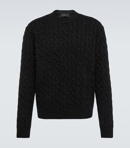 Knit wool-blend sweater - Prada - Modalova